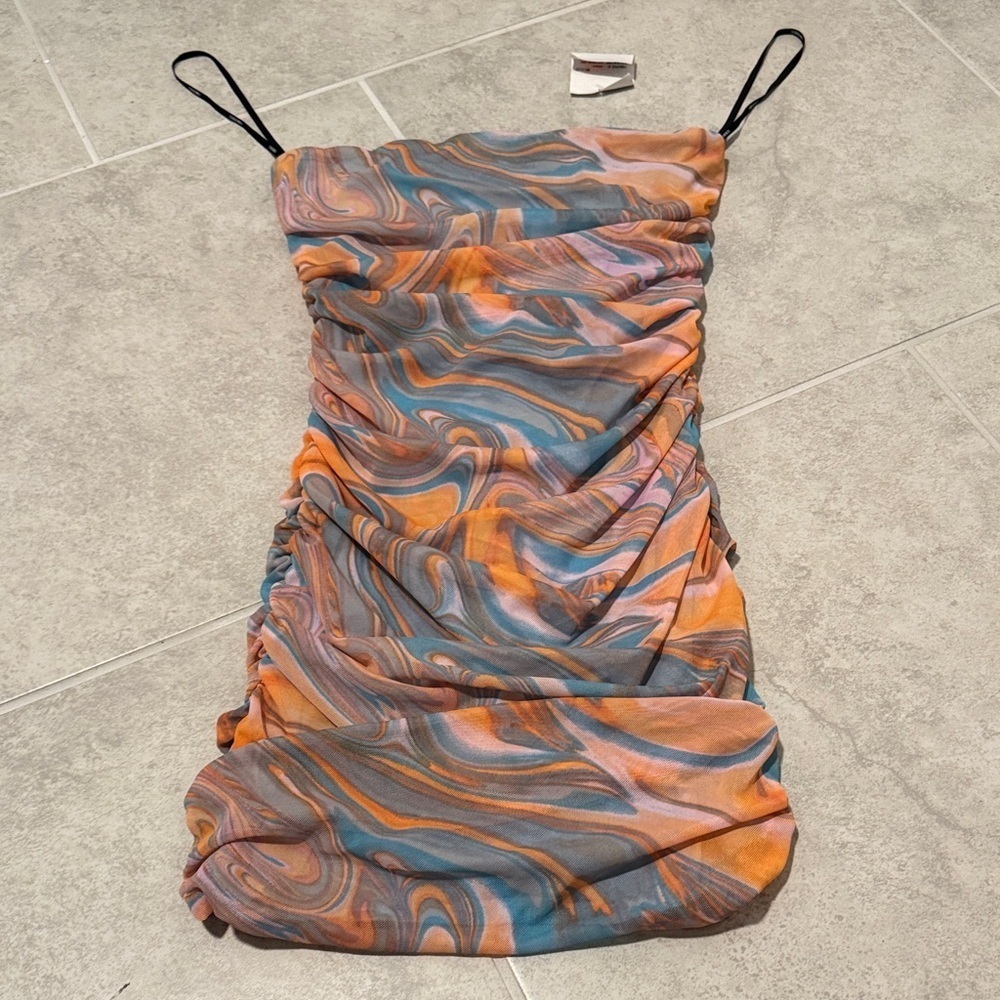 Forever 21 Vibrant Swirl Mini Dress